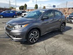 Honda hr-v salvage cars for sale: 2019 Honda HR-V Sport