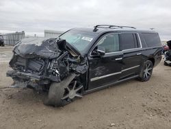 Salvage cars for sale from Copart Appleton, WI: 2016 Cadillac Escalade ESV Premium