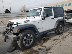 Jeep Wrangler Sport salvage cars for sale: 2018 Jeep Wrangler Sport