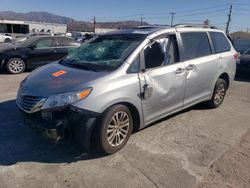 Toyota Sienna xle salvage cars for sale: 2016 Toyota Sienna XLE