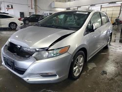 Honda Insight salvage cars for sale: 2010 Honda Insight EX