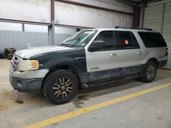 Vehiculos salvage en venta de Copart Mocksville, NC: 2007 Ford Expedition EL XLT