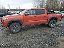 Toyota Tacoma salvage cars for sale: 2017 Toyota Tacoma Double Cab