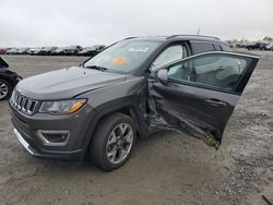 Jeep Compass salvage cars for sale: 2017 Jeep Compass Limited