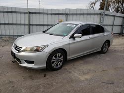 Salvage cars for sale from Copart Dunn, NC: 2015 Honda Accord LX