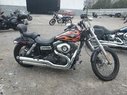 Harley-Davidson salvage cars for sale: 2013 Harley-Davidson Fxdwg Dyna Wide Glide