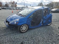 Honda fit salvage cars for sale: 2007 Honda FIT S