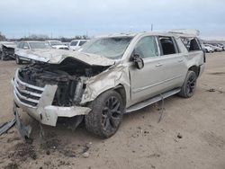 Cadillac Escalade salvage cars for sale: 2017 Cadillac Escalade ESV Luxury