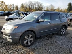 Salvage cars for sale from Copart Portland, OR: 2012 Acura MDX Technology