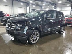 Ford Ecosport salvage cars for sale: 2018 Ford Ecosport Titanium