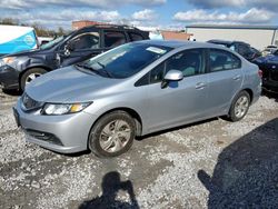 Honda Civic salvage cars for sale: 2013 Honda Civic LX