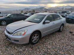 Honda Accord salvage cars for sale: 2007 Honda Accord SE