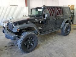 Jeep salvage cars for sale: 2014 Jeep Wrangler Unlimited Sport