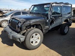 Jeep Wrangler salvage cars for sale: 2015 Jeep Wrangler Sport