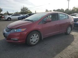 Honda Insight salvage cars for sale: 2010 Honda Insight LX