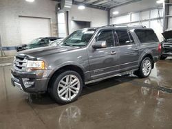 Ford Expedition salvage cars for sale: 2015 Ford Expedition EL Platinum