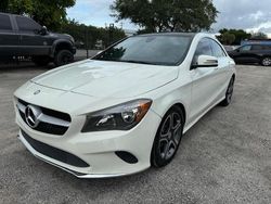 Mercedes-Benz cla-Class salvage cars for sale: 2018 Mercedes-Benz CLA 250 4matic