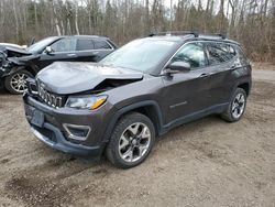 Jeep salvage cars for sale: 2019 Jeep Compass Limited