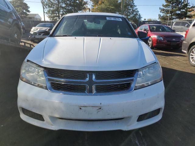 2012 Dodge Avenger SE