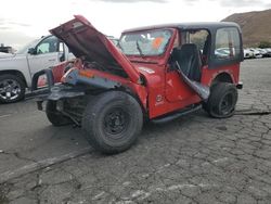 Jeep Wrangler salvage cars for sale: 1995 Jeep Wrangler / YJ S