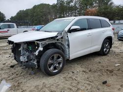 Toyota Highlander salvage cars for sale: 2018 Toyota Highlander Limited