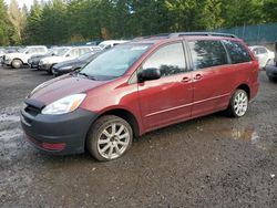 Toyota Sienna ce salvage cars for sale: 2005 Toyota Sienna CE