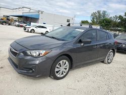 Subaru Impreza salvage cars for sale: 2019 Subaru Impreza