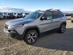 Jeep salvage cars for sale: 2014 Jeep Cherokee Trailhawk