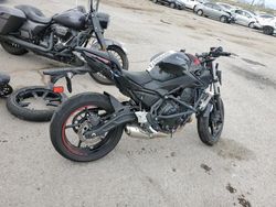 Kawasaki salvage cars for sale: 2023 Kawasaki ER650 P