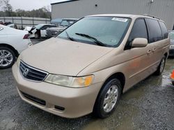 Honda Odyssey ex salvage cars for sale: 2002 Honda Odyssey EX