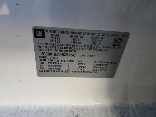 2017 Chevrolet Silverado K1500 LT