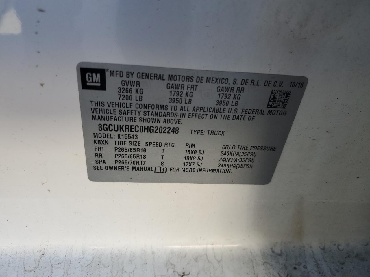 2017 Chevrolet Silverado K1500 LT