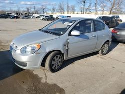 Hyundai Accent salvage cars for sale: 2010 Hyundai Accent Blue