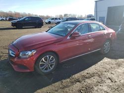 Mercedes-Benz c-Class salvage cars for sale: 2017 Mercedes-Benz C 300 4matic