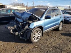 Salvage cars for sale from Copart New Britain, CT: 2017 Volkswagen Tiguan Wolfsburg