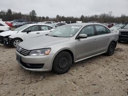 Volkswagen Passat salvage cars for sale: 2013 Volkswagen Passat S