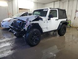 Jeep salvage cars for sale: 2018 Jeep Wrangler Sport