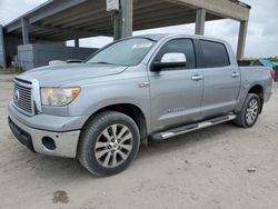 Toyota Tundra Crewmax Limited salvage cars for sale: 2012 Toyota Tundra Crewmax Limited