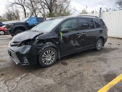 Toyota Sienna xle salvage cars for sale: 2019 Toyota Sienna XLE