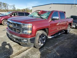 Chevrolet Silverado k1500 ltz salvage cars for sale: 2014 Chevrolet Silverado K1500 LTZ