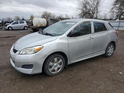 Toyota Corolla salvage cars for sale: 2009 Toyota Corolla Matrix