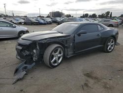 Salvage cars for sale from Copart Los Angeles, CA: 2015 Chevrolet Camaro LT