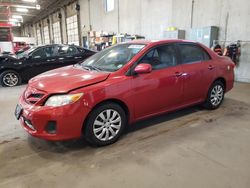 Toyota Corolla salvage cars for sale: 2012 Toyota Corolla Base