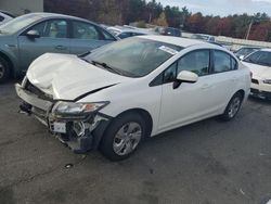 Honda Civic salvage cars for sale: 2015 Honda Civic LX