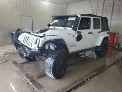 Jeep Wrangler Vehiculos salvage en venta: 2015 Jeep Wrangler Unlimited Sahara