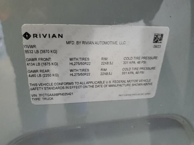 2023 Rivian R1T Adventure