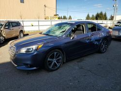 Subaru Legacy salvage cars for sale: 2016 Subaru Legacy 2.5I Limited