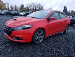 Dodge Dart salvage cars for sale: 2016 Dodge Dart GT