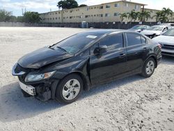 Honda Civic Vehiculos salvage en venta: 2013 Honda Civic LX