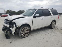 Ford Expedition salvage cars for sale: 2015 Ford Expedition Platinum